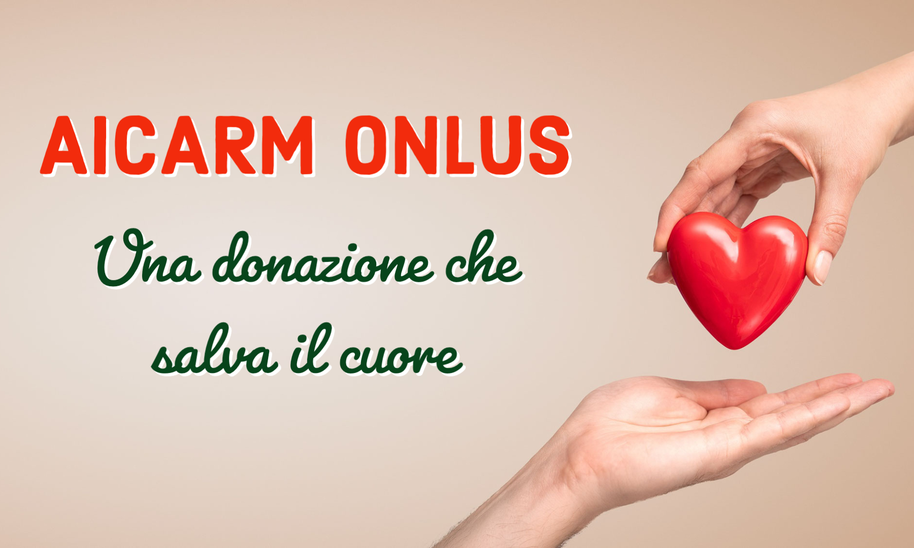 Donazione Aicarm Onlus