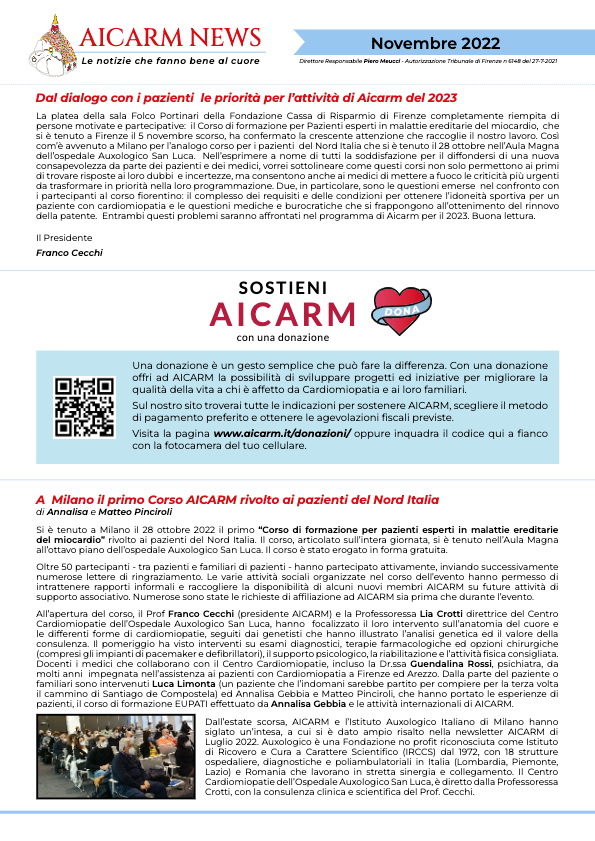 Aicarm News November 2022