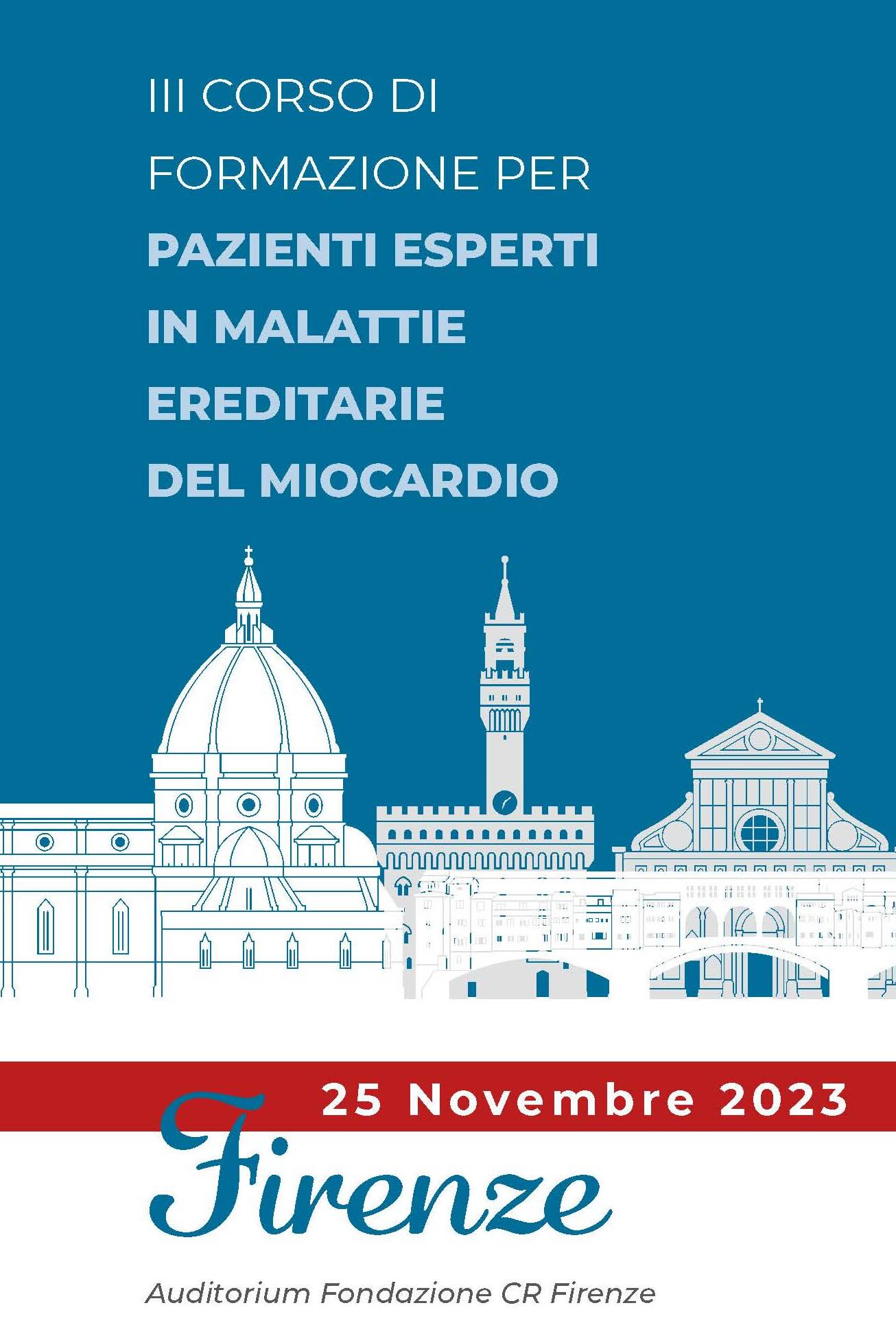 Florence training course flyer 2023