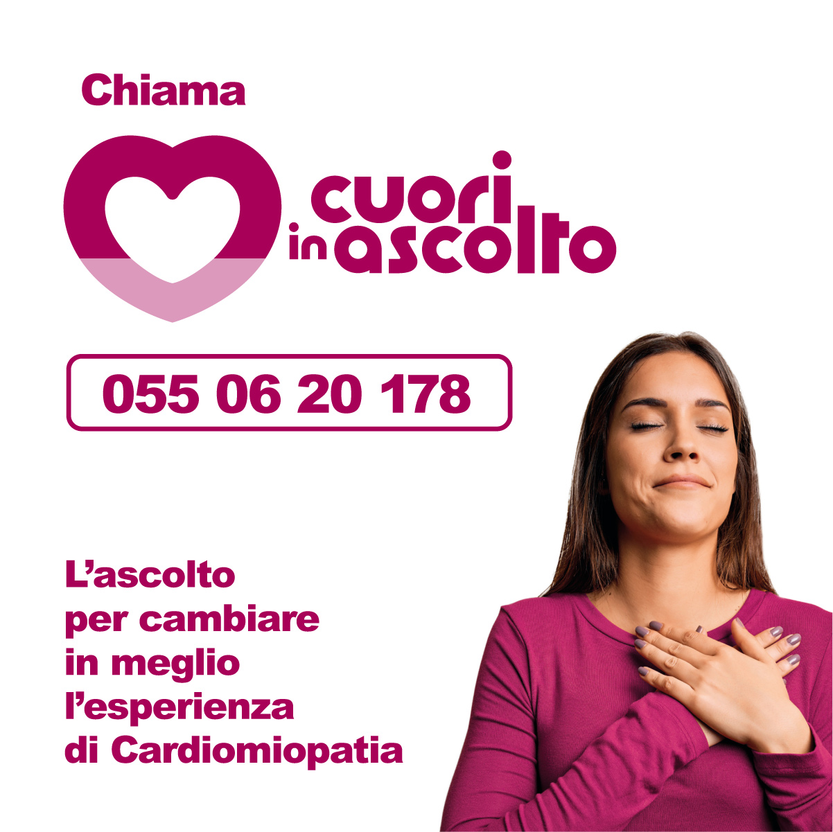 Call Cuori in Ascolto the cardiomyopathy help desk